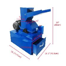 220V 3KW Medium Hammer Glass Bottle Stone Coal Crusher 021506 - Photo 8