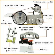 63-71" Belt Sander Knife Grinder Double stands Polisher 190238 - Photo 2