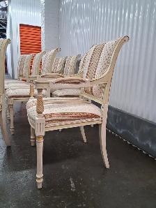 Set of 8 Vintage Dining Chairs - Photo 2
