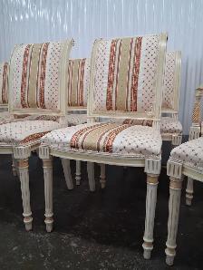 Set of 8 Vintage Dining Chairs - Photo 4