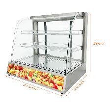Commercial 110v 500w Food Pizza Warmer Display Case 122066 - Photo 4