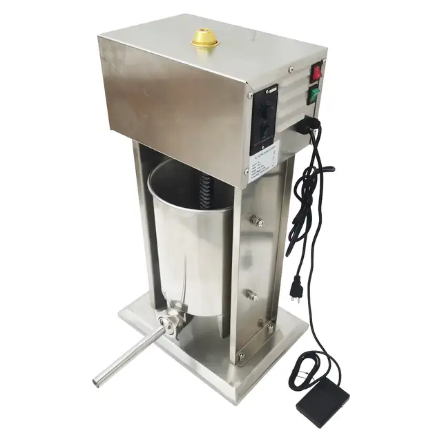 10L Electric Sausage Stuffer Meat Filler Adjustable Speed 153287