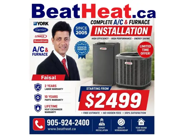 Carrier & Lennox Furnace SALE! Best  Deals of 2026! from $2499