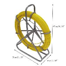6mm Fish Tape Fiberglass Wire Cable Running Duct Puller 170551 - Photo 8