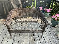Wicker Love Seat For Sale - Photo 2