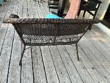 Wicker Love Seat For Sale - Photo 3