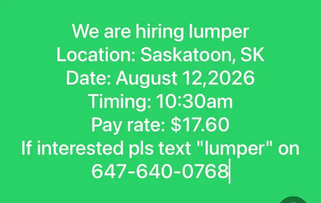 lumper required