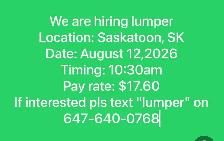 lumper required