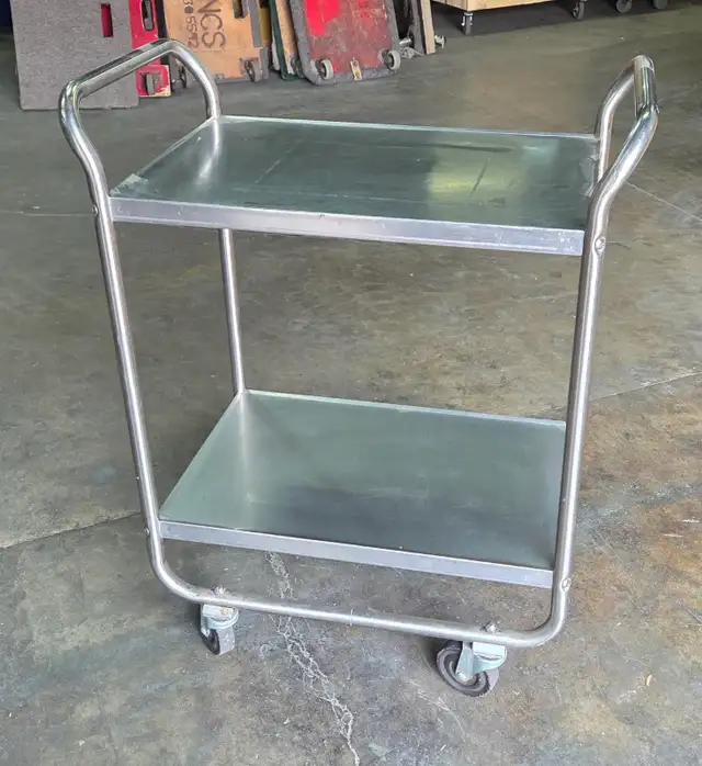 Lakeside Stainless Steel Trolley - Cart 2 Tier