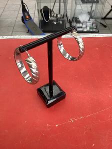 anneaux en argent 2 tons - Photo 2