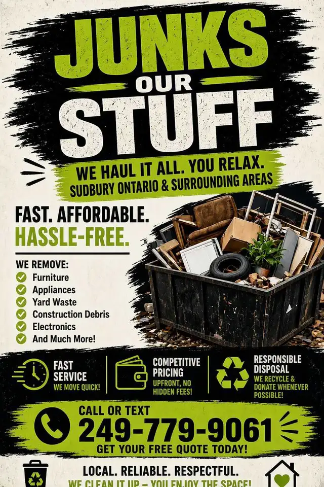 Need junk moved?! Call us