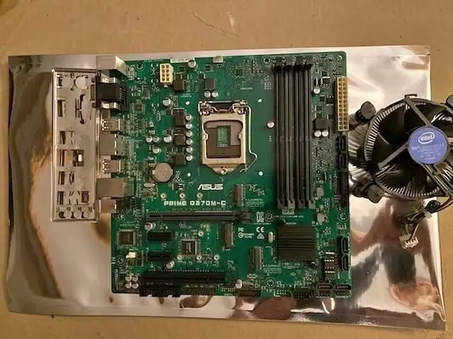 ASUS PRIME Q370M-C LGA1151 MOTHERBOARD Supports 9th/8th Gen CPU
