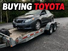 TOYOTA VEHICLES WANTED ANY CONDITION