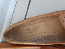 SOULIERS NEUFS CUIR BEIGE MARCHE MELLOW COMFORT GR 7 FEM $20.00 - Photo 4