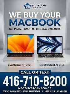 Cash for MacBooks – Fast, Safe & Top Dollar Paid!