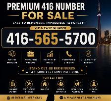 Premium Easy-to-Remember Phone Number for Sale – 416-565-5700
