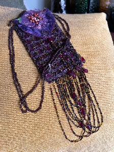 Plum Bling Cocktail Bag