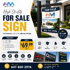 Custom Coroplast For Sale Signs | Double-Sided | UV Printed |