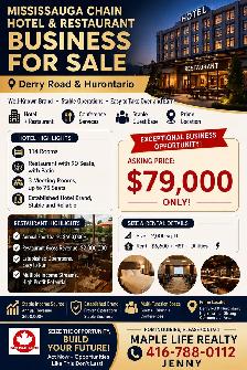 Mississauga Chain Hotel & Restaurant Business