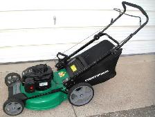 CERTIFIED REAR BAG LAWNMOWER