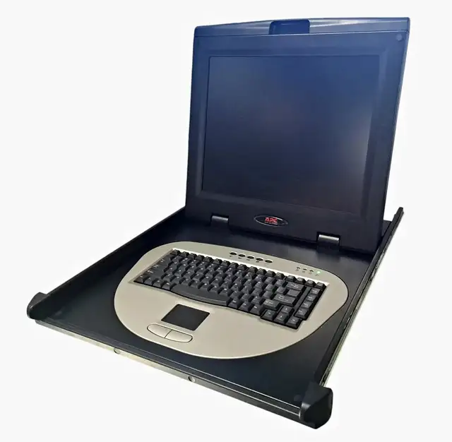 APC AP5017 17' 1U KVM Rack Mount LCD Monitor Keyboard Console