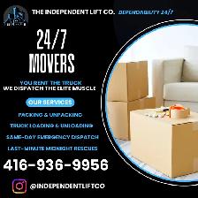 24/7 MOVERS , DEPENDABILITY