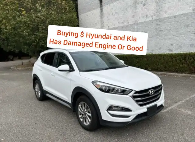 Wanted : Hyundai and Kia / has damaged engine