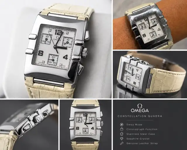 Omega Constellation Quadra Ref#1841.73.31 , 2008