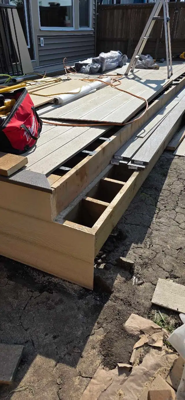 Deck Framing and Composite Boards