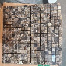 New Stilish Polished Marble 11-1/4 in. x 12-1/2 in. Mosaic Tile