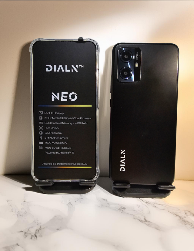 Dialn NEO 64GB 6.5' Android Smartphone BRAND NEW