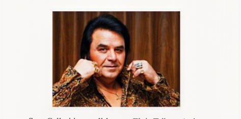 ELVIS TRIBUTE ARTIST SAM CALLERI