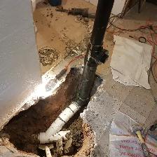 DRAIN SNAKE ROUGH IN WASHROOM SUMP PUMP ISSUE WATERPROOFING WET - Photo 5