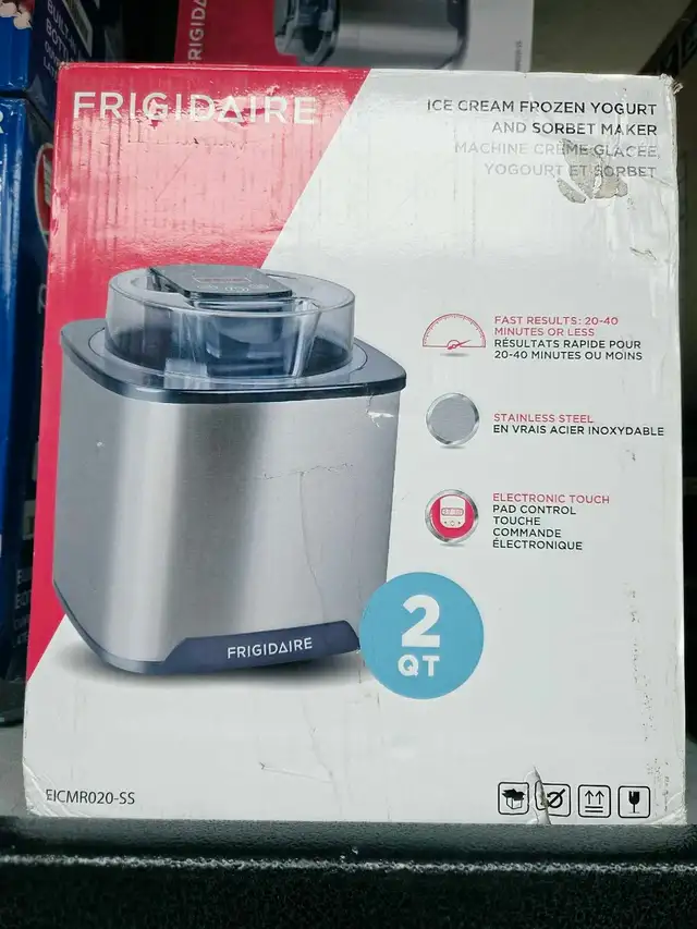 Machine à crème glacée Frigidaire 2QT