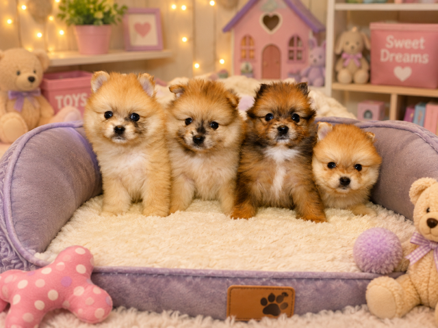 Chiots Pomeranien