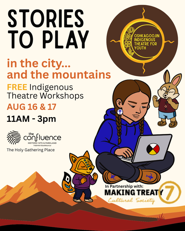 FREE Indigenous Summer Theatre Workshops for Youth Ages 8–17