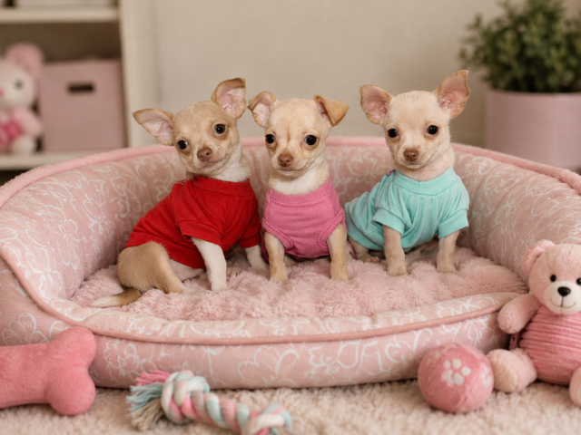 Chiots chihuahua de disponible