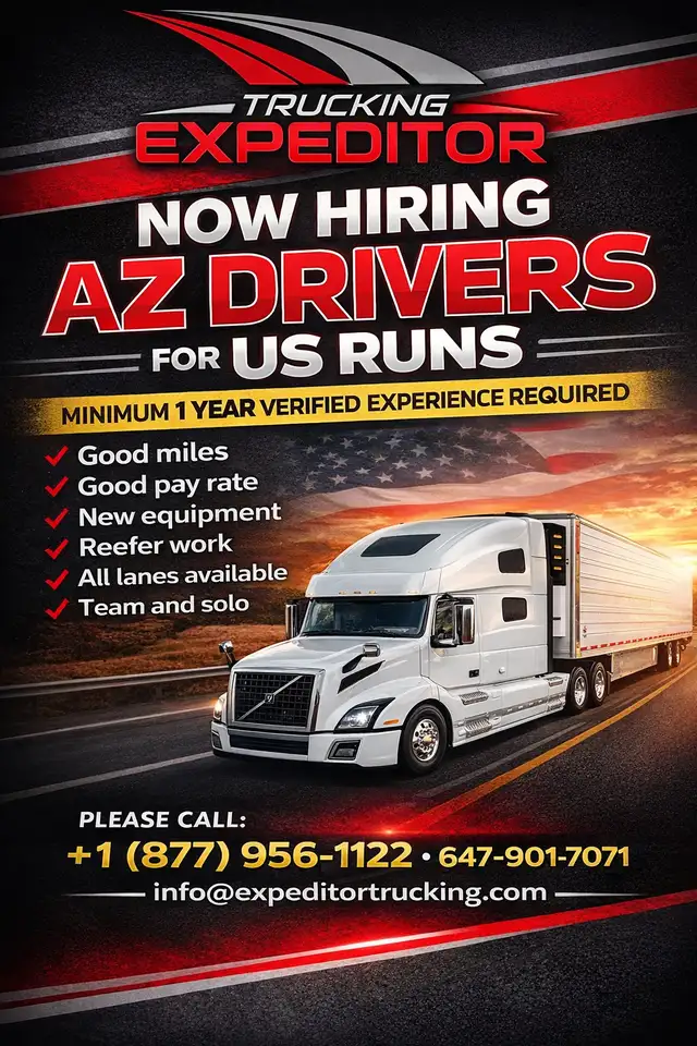Urgent hiring for AZ drivers