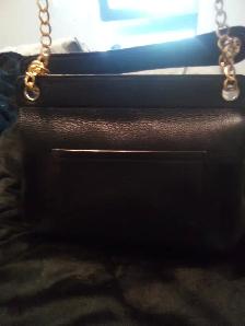 TORY BURCH BLACK LEATHER -BRITTEN FLAP SHOULDER BAG/ CROSS BODY - Photo 2