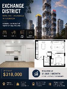 Exchange District Condo Assignment $318k!!