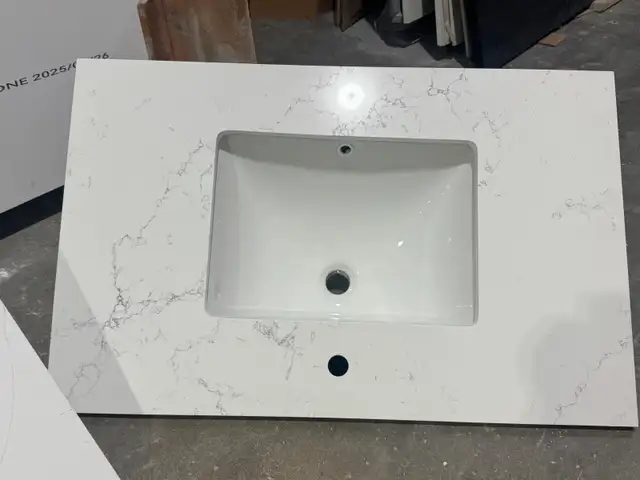 Quartz Vanity Top with Sink - Wholesale