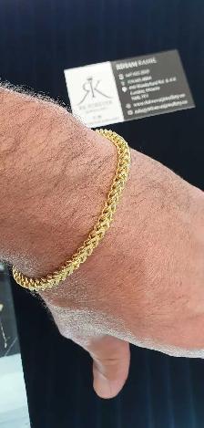 10k yellow gold bracelet # R3 - Photo 7