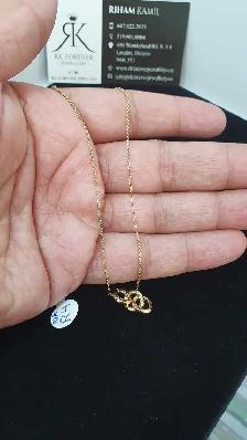 10k yellow gold Necklace # R4 - Photo 5