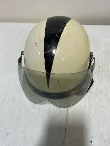 Vintage Open-Face Motorcycle Helmet - Photo 4