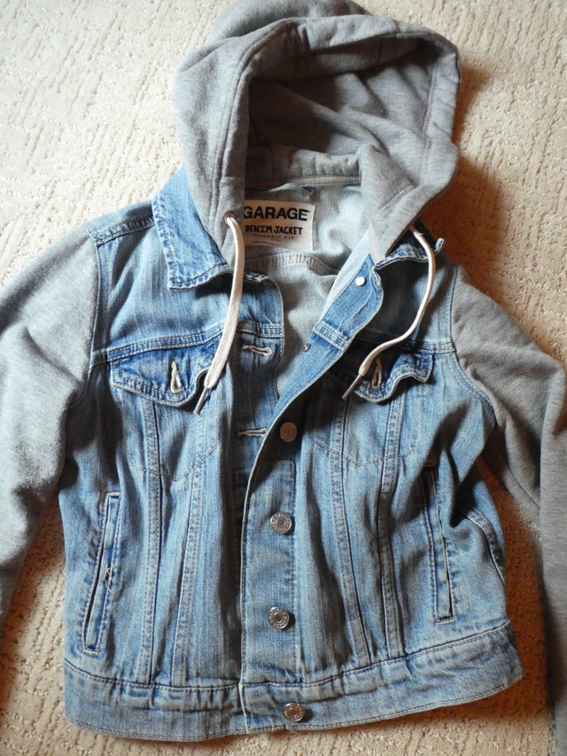 Girls Jean Jacket and Columbia windbreaker (size 10-12)