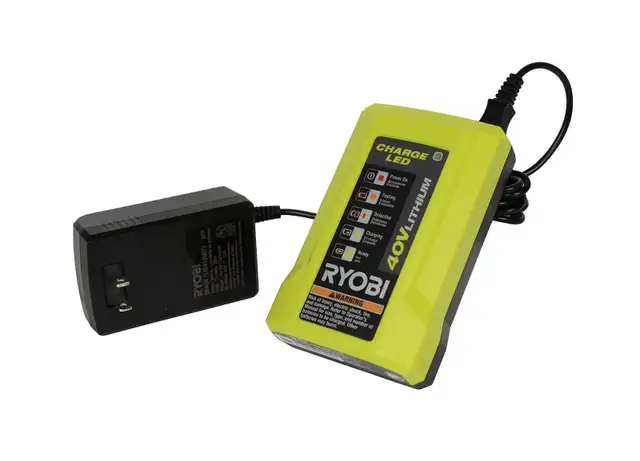 New! RYOBI 40V Lithium-Ion Charger OP404