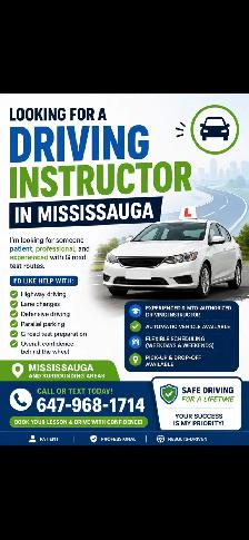 Driving lessons