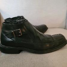 Men leather boots Size 9.5 - Photo 2
