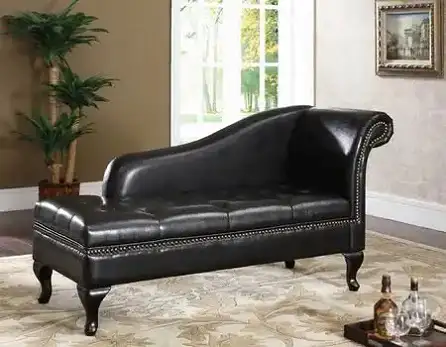 BRAND NEW CLASSIC CHAISE W/STORAGE (ESPRESSO)