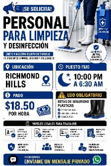 Cleaning Staff Wanted